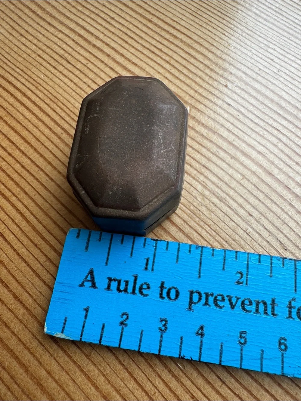 Antique VTG Brass made in India Key West Sponge Market Key West FL pill box